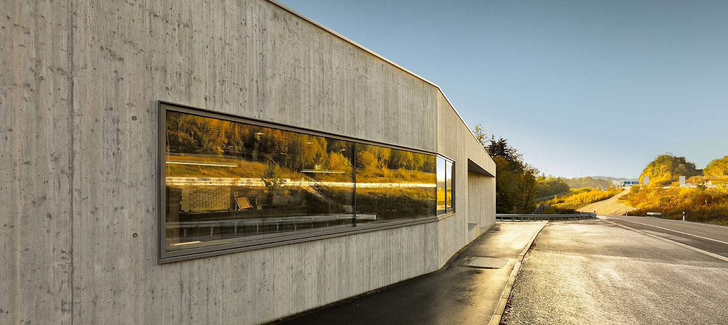 Tunnelbetriebsgebäude am Herrschaftsbucktunnel, Rheinfelden